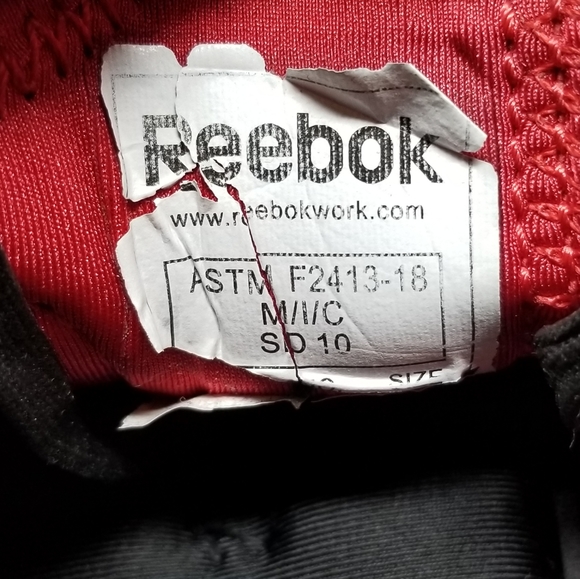 REEBOK MENS STEEL TOE ALL-TERRAIN WORK SHOE SZ-8W - Picture 12 of 13